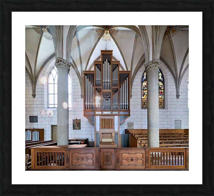 Visiting augsburg dom cathedral on the romantic road in bavaria Picture Frame print