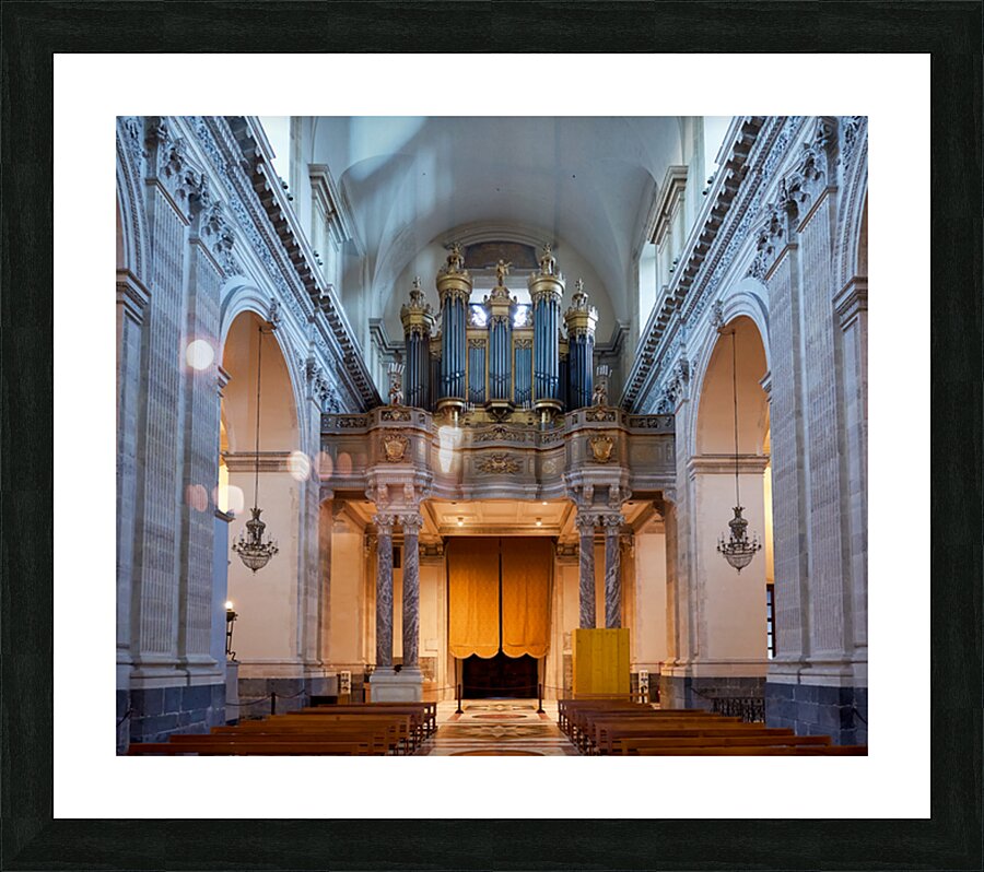 Visit the metropolitan cathedral of saint agatha duomo in catani Picture Frame print