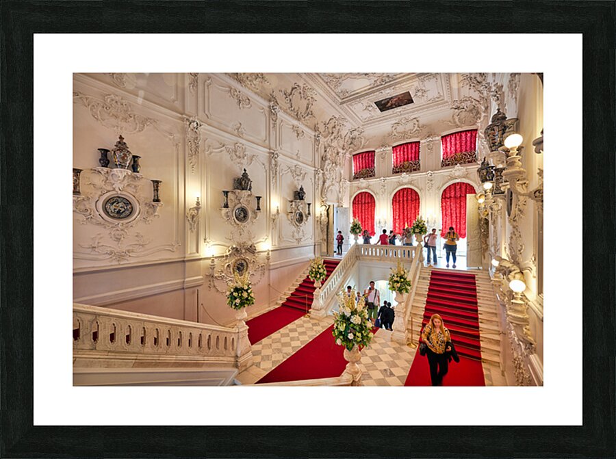 Visitors admire Catherine Palaces interior in St. Pete Picture Frame print