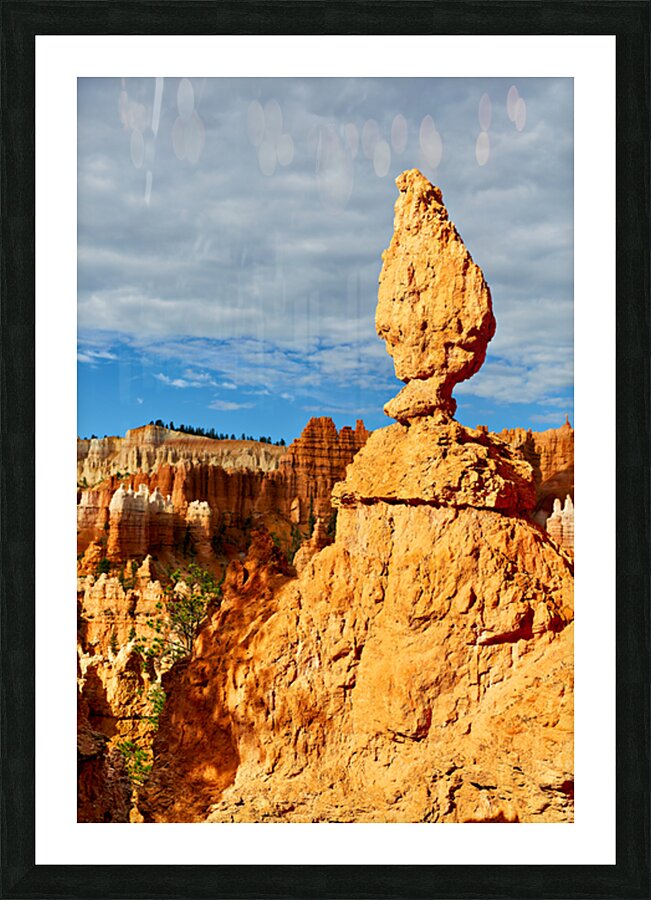 Visiting queens garden in bryce canyon national park Picture Frame print