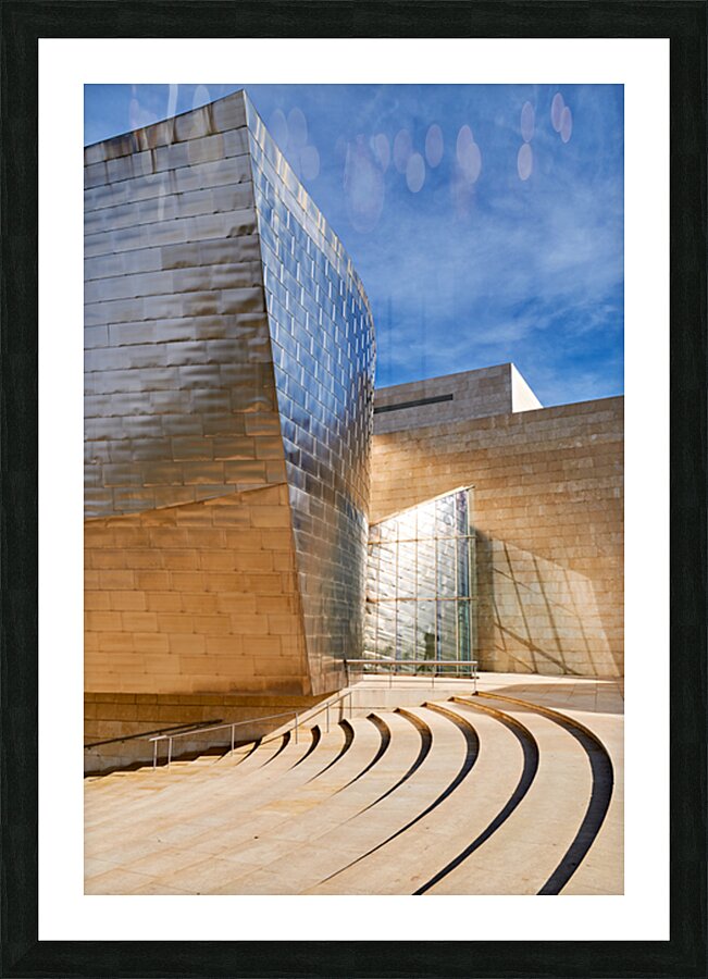 Guggenheim Museum in Bilbao showcases unique architecture Picture Frame print