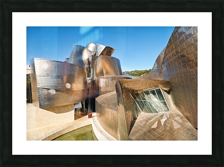 Exploration of the guggenheim museum in bilbao spain Picture Frame print