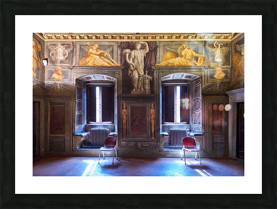 Visit to vasari home museum in arezzo tuscany italy Picture Frame print