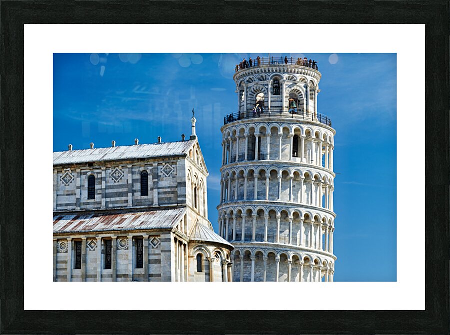 Visit to Piazza dei Miracoli in Pisa Tuscany Italy Picture Frame print