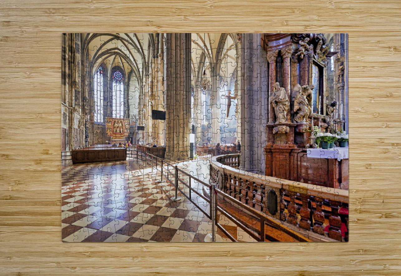 Stephansdom Cathedral in Stephansplatz. Vienna Austria Marco Brivio Puzzle printing