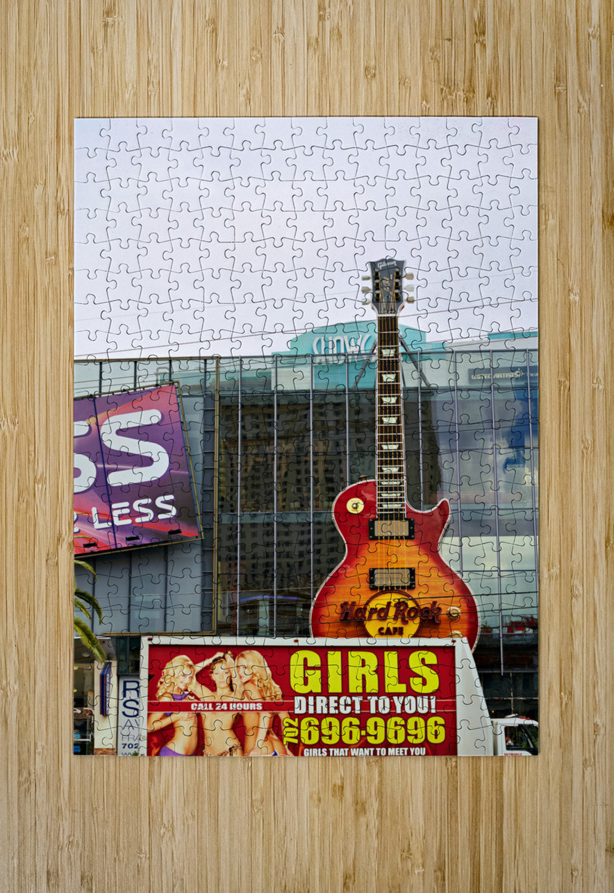 The Hard Rock Cafe. Las Vegas Nevada USA Marco Brivio Puzzle printing