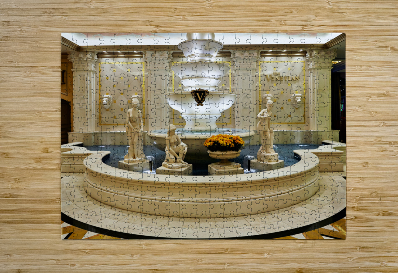 Venetian Hotel and Casino. Las Vegas Nevada USA Marco Brivio Puzzle printing