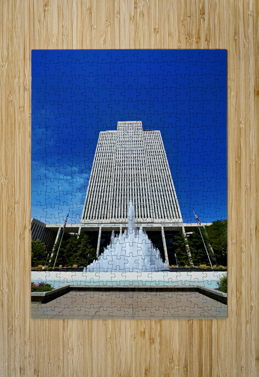 The hedaquarter of the Mormon Church of Jesus Christ the latter day. Salt Lake City Utah USA Marco Brivio Puzzle printing