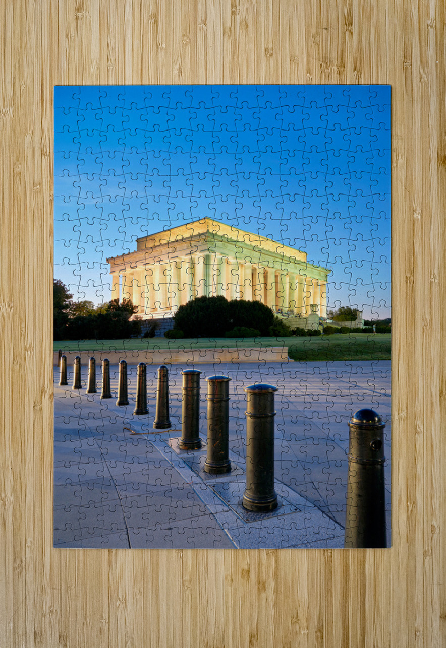The Lincoln Memorial at sunset. Washington D.C. Marco Brivio Puzzle printing