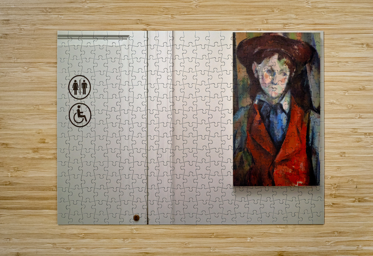 Restroom at the National Gallery of Art Washington D.C. Marco Brivio Puzzle printing