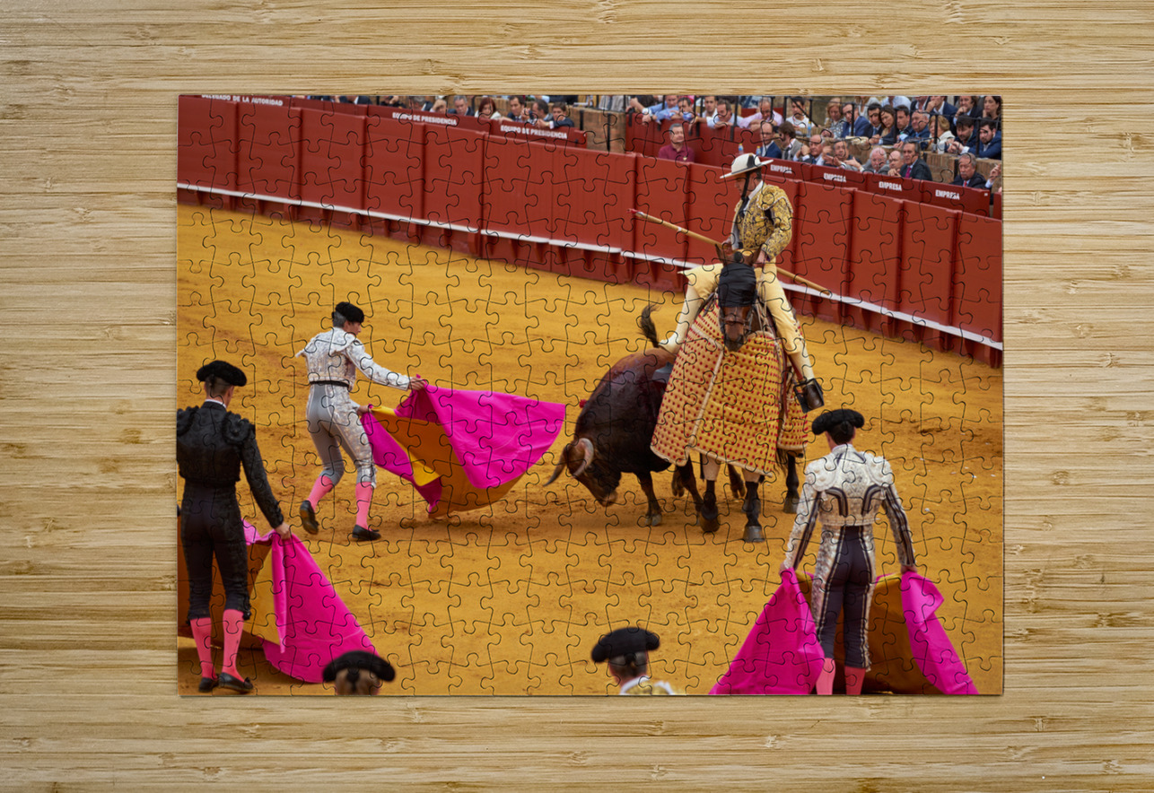 ANDALUSIA SPAIN. Bullfight in Seville Arena Marco Brivio Puzzle printing