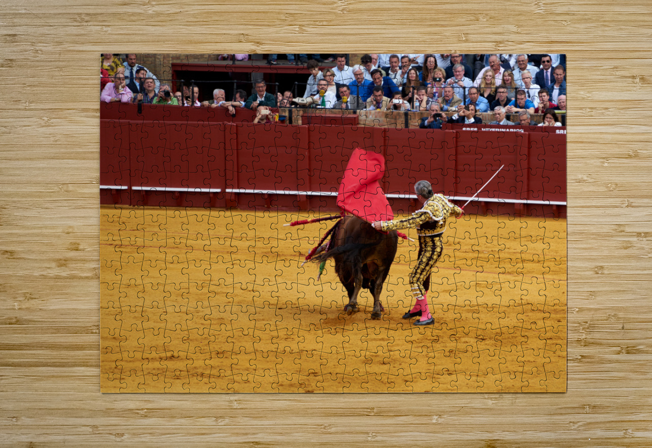 ANDALUSIA SPAIN. Bullfight in Seville Arena Marco Brivio Puzzle printing