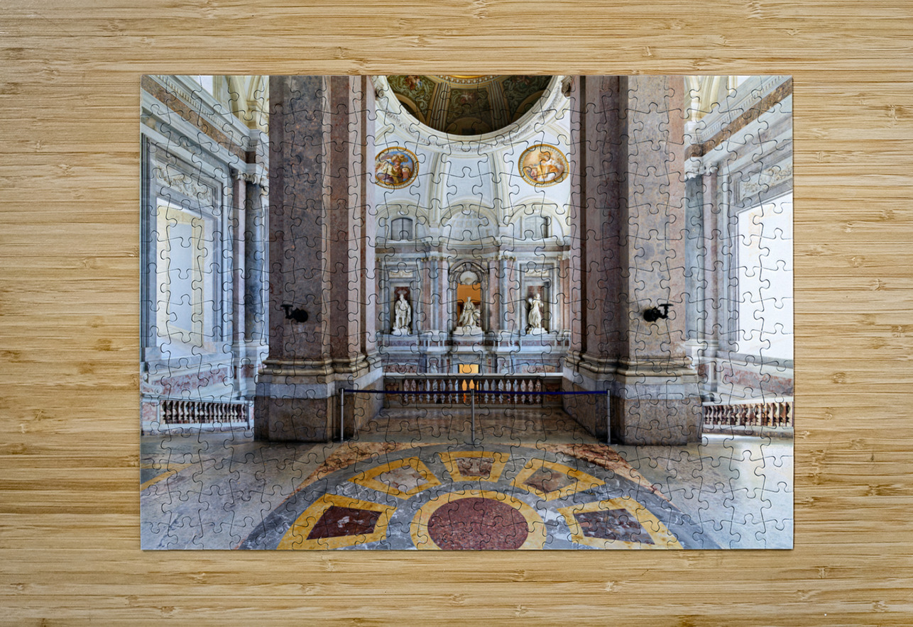 Caserta Campania Italy. The Royal Palace. The upper vestibule Marco Brivio Puzzle printing