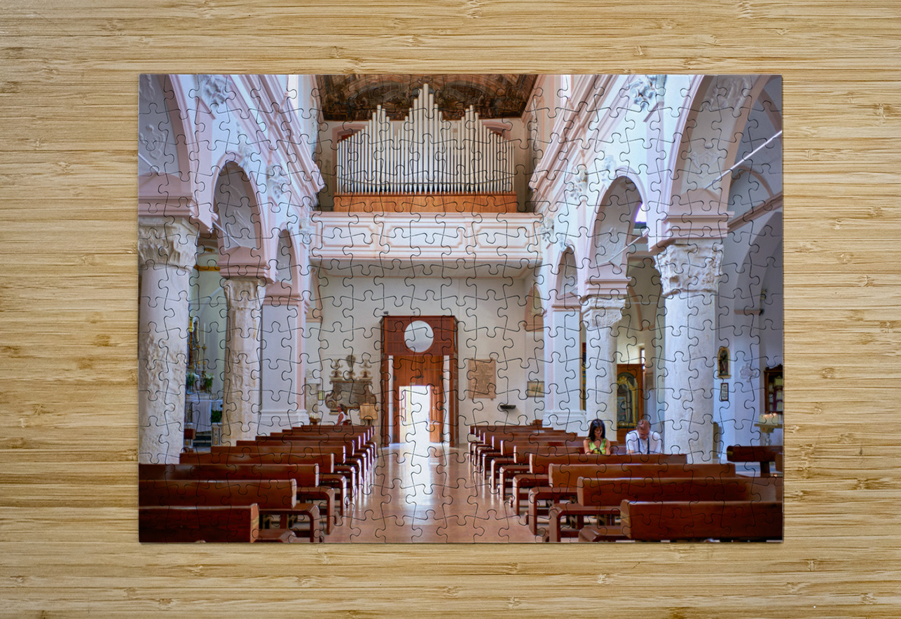 Vieste Gargano. Apulia Puglia Italy. The Cathedral Marco Brivio Puzzle printing
