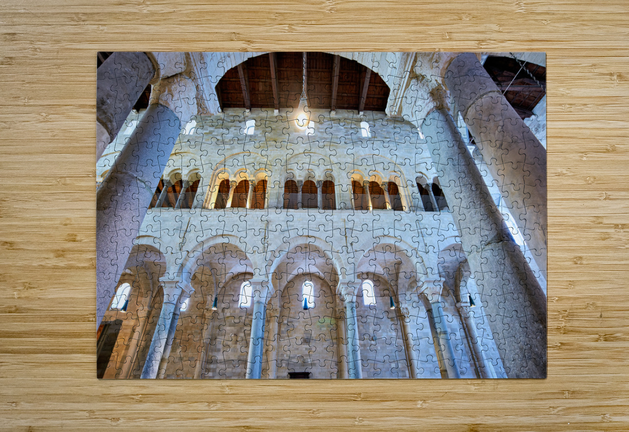 Apulia Puglia Italy. Trani. Basilica Cattedrale Beata Maria Vergine Assunta dedicated to Saint Nicholas Marco Brivio Puzzle printing