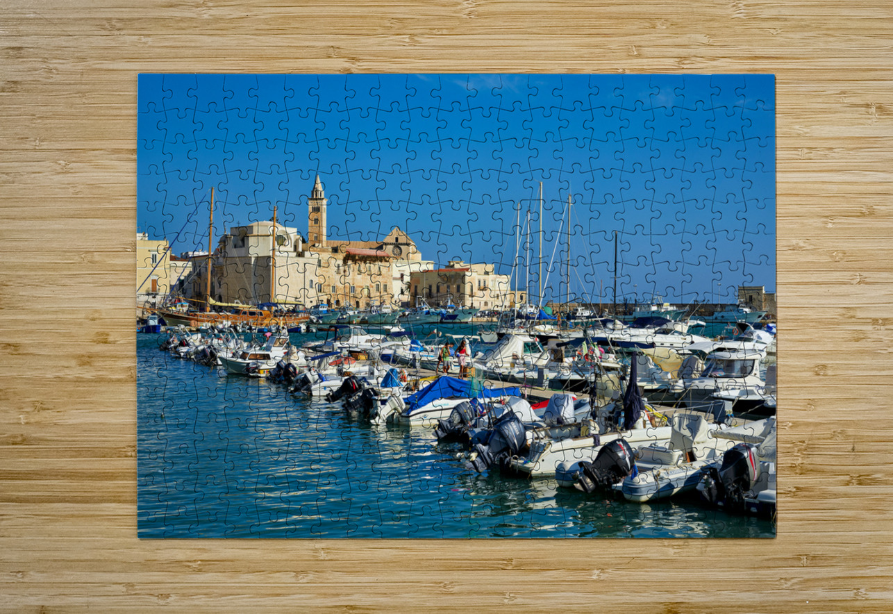 Apulia Puglia Italy. Trani. The seaport Marco Brivio Puzzle printing