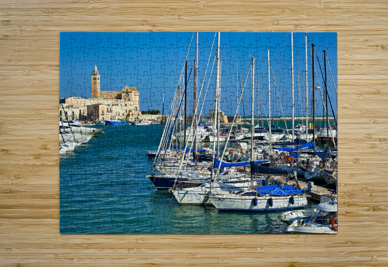 Apulia Puglia Italy. Trani. The seaport Marco Brivio Puzzle printing