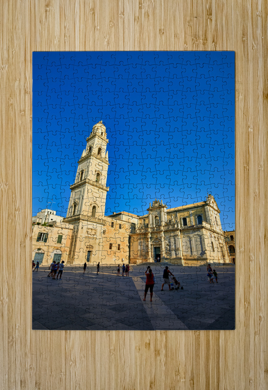 Apulia Puglia Salento Italy. Lecce. Cathedral Maria Santissima Assunta and Saint Orontius Marco Brivio Puzzle printing