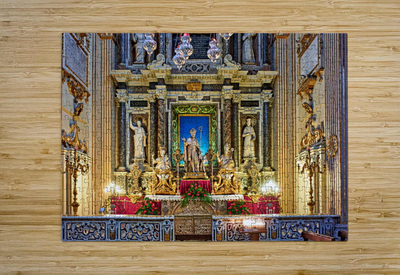 Apulia Puglia Salento Italy. Lecce. Cathedral Maria Santissima Assunta and Saint Orontius Marco Brivio Puzzle printing