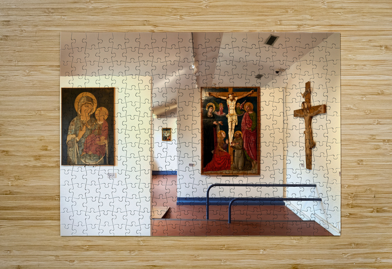 Montefalco Umbria Italy. Complesso Museale di San Francesco San Francesco Museum Marco Brivio Puzzle printing