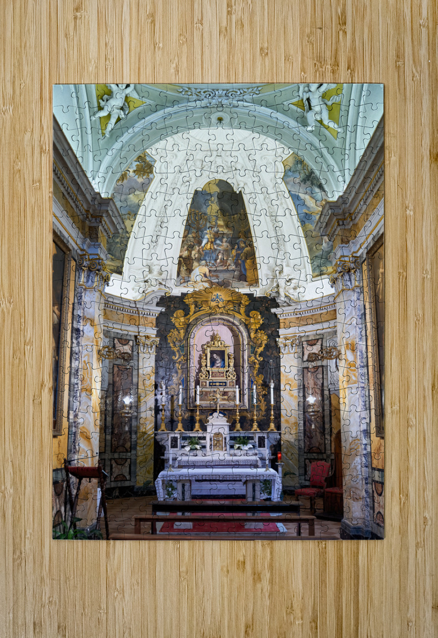 Città della Pieve Umbria Italy. The Cathedral of San Gervasio e Protasio Marco Brivio Puzzle printing