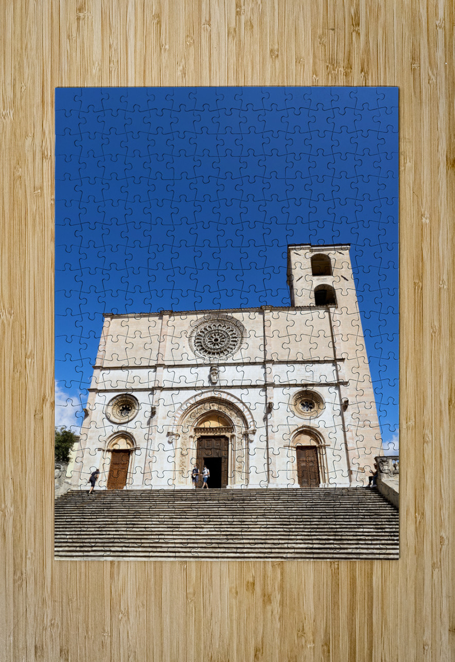 Todi Umbria Italy. Concattedrale della Santissima Annunziata. Cathedral. Piazza del Popolo Marco Brivio Puzzle printing