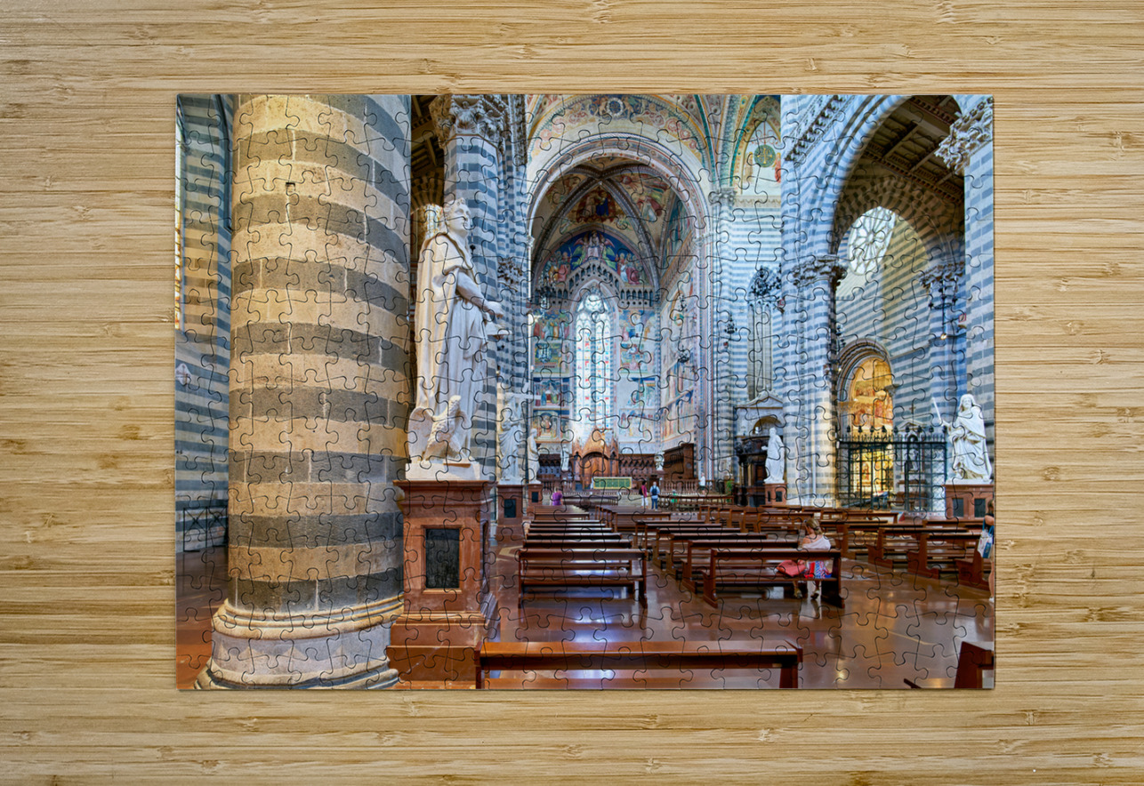Orvieto Umbria Italy. The interior of the Cathedral Marco Brivio Puzzle printing