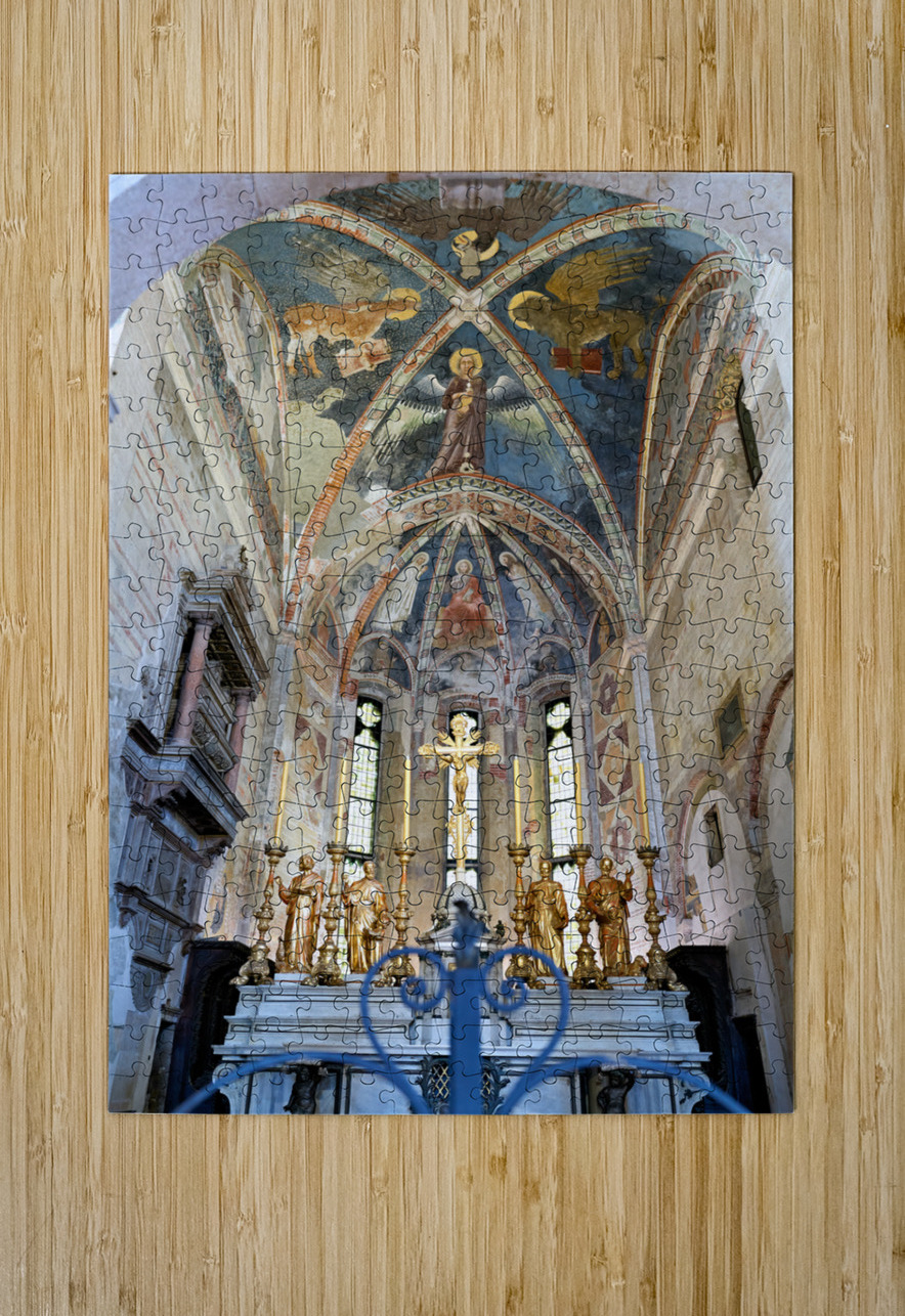 Verona Veneto Italy. San Fermo Maggiore Church Marco Brivio Puzzle printing