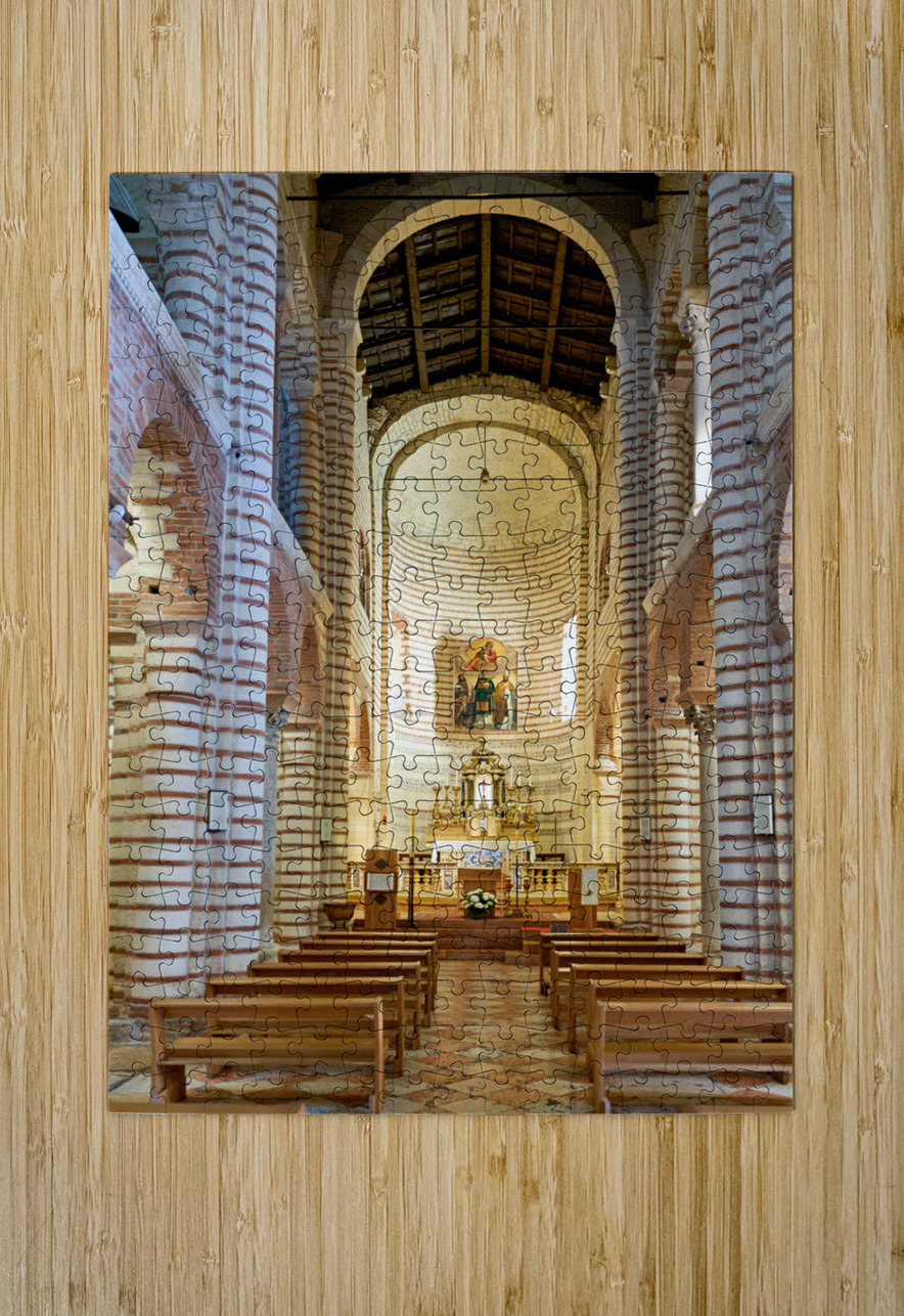 Verona Veneto Italy. San Lorenzo Basilica Marco Brivio Puzzle printing