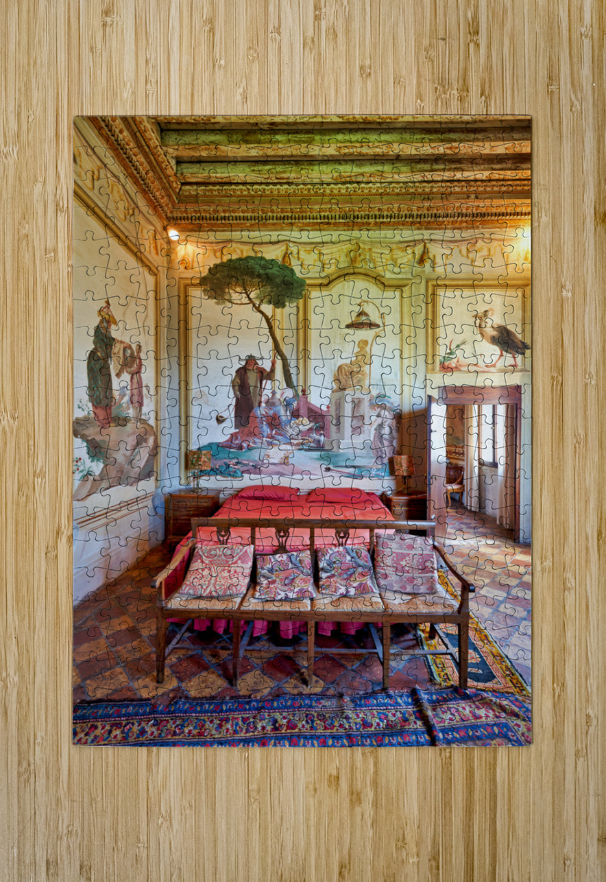 Vicenza Veneto Italy. The interiors of the Villa Valmarana ai Nani frescoed  by Giambattista and Giandomenico Tiepolo Marco Brivio Puzzle printing