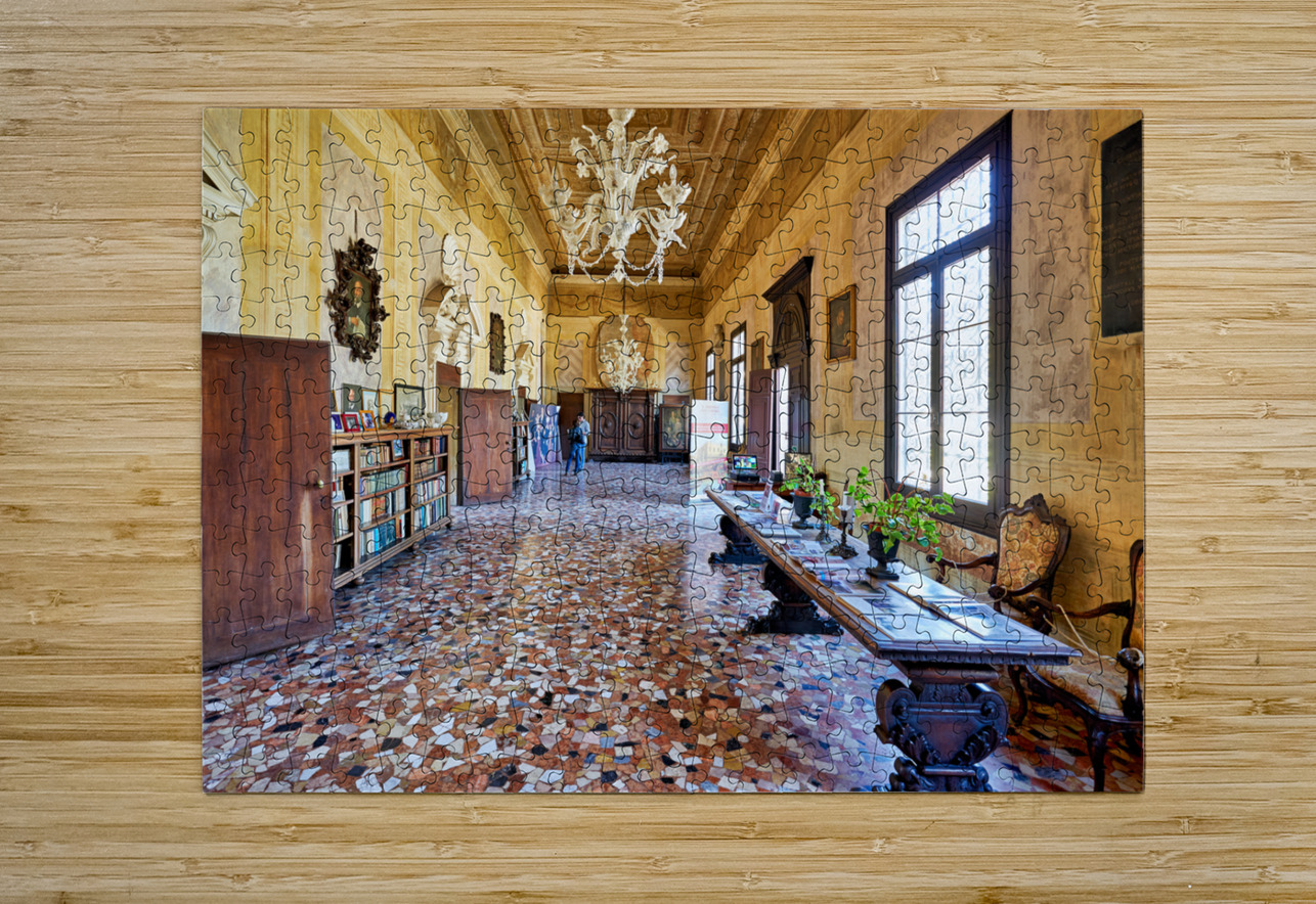 Vicenza Veneto Italy. The interiors of the Villa Valmarana ai Nani frescoed  by Giambattista and Giandomenico Tiepolo Marco Brivio Puzzle printing