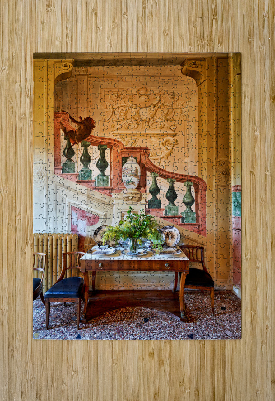 Vicenza Veneto Italy. The interiors of the Villa Valmarana ai Nani frescoed  by Giambattista and Giandomenico Tiepolo Marco Brivio Puzzle printing