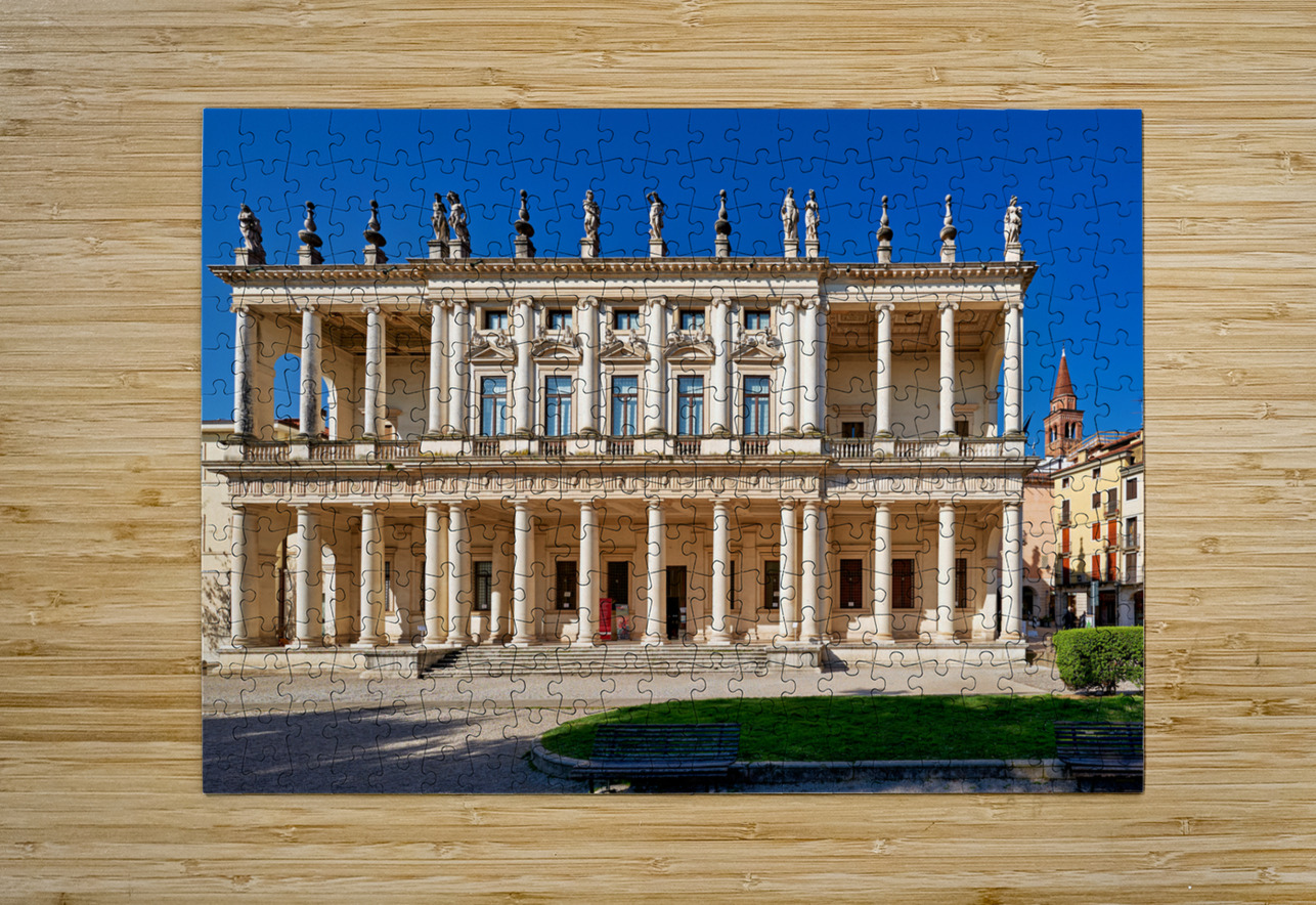 Vicenza Veneto Italy. The Renaissance Palazzo Chiericati designed by Andrea Palladio. Marco Brivio Puzzle printing