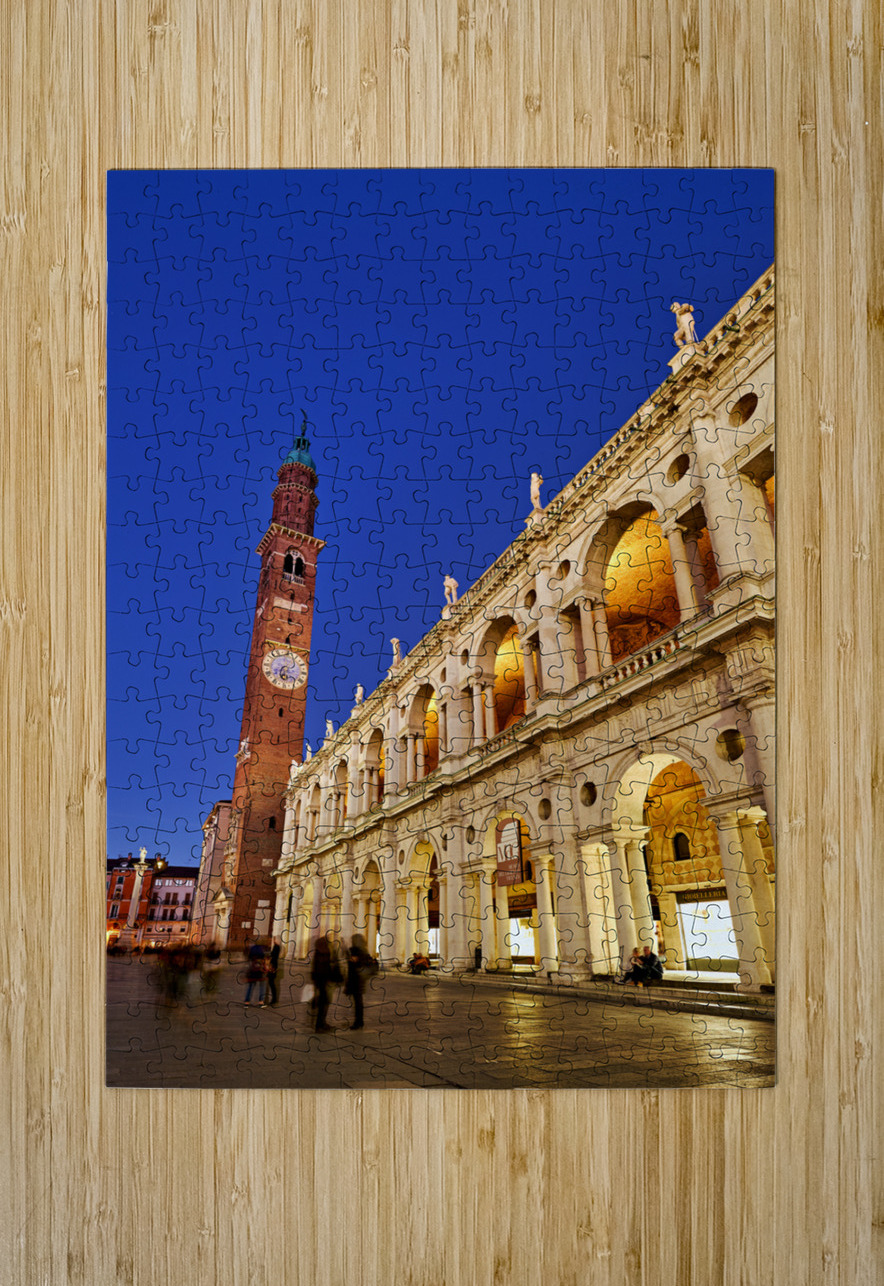 Vicenza Veneto Italy. The Basilica Palladiana is a Renaissance building in the central Piazza dei Signori in Vicenza Marco Brivio Puzzle printing