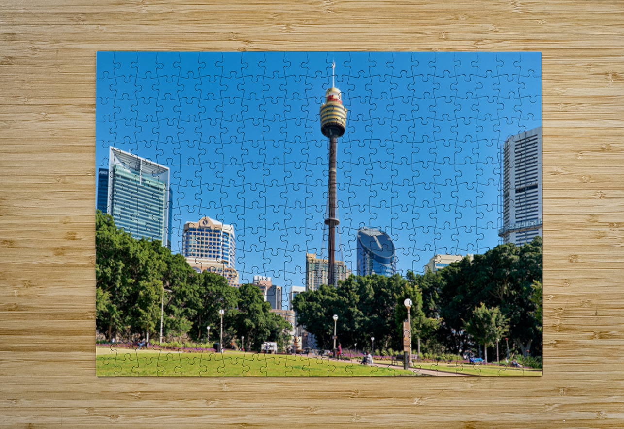 Sydney Tower Eye and surrounding buildings on a clear day. Marco Brivio Puzzle printing