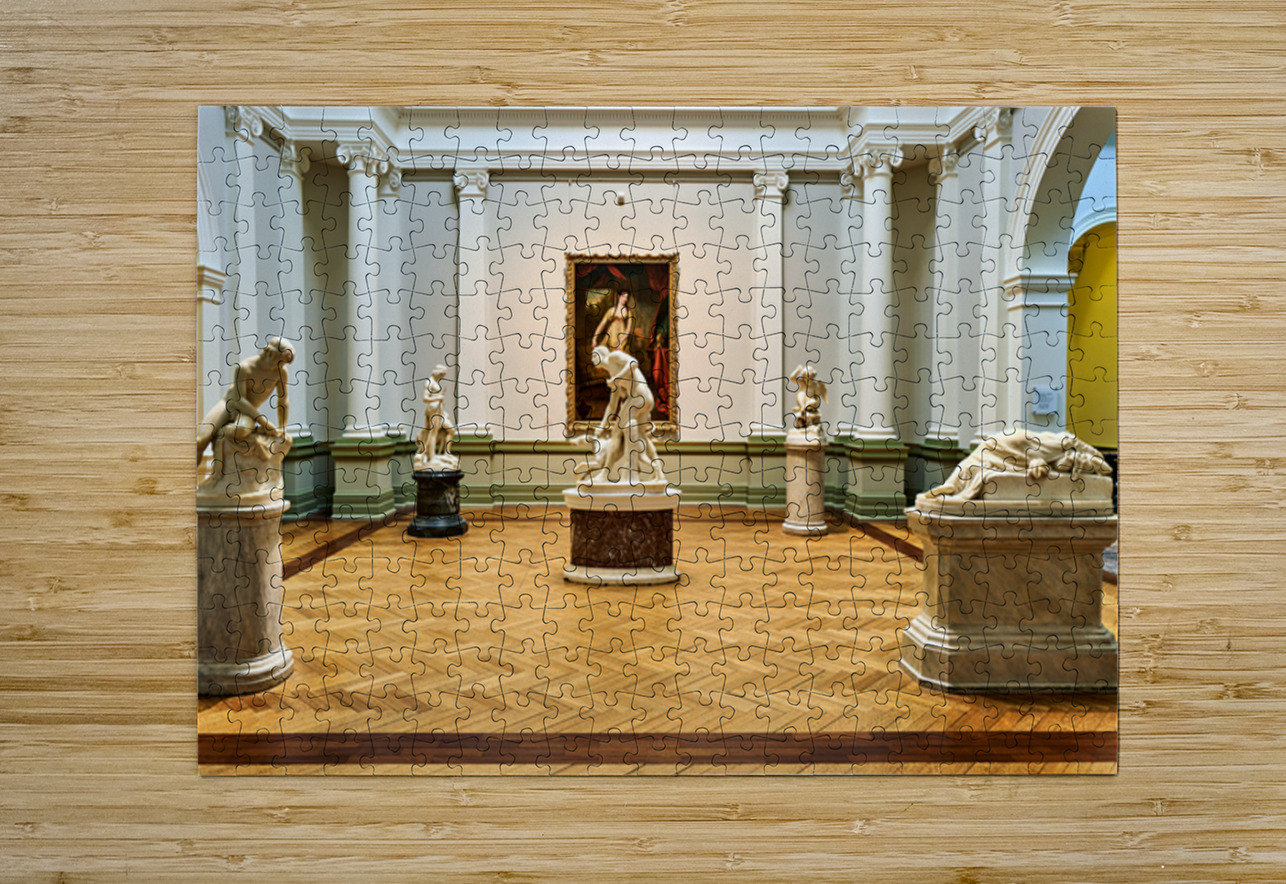 Sculptures and paintings in an art gallery in Sydney Marco Brivio Puzzle printing