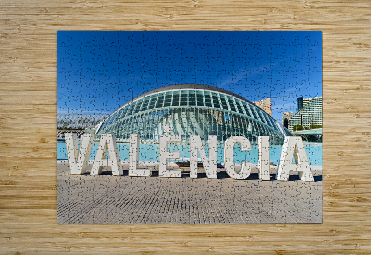 Visit Valencias City of Arts and Sciences near the Hemisfèric Marco Brivio Puzzle printing