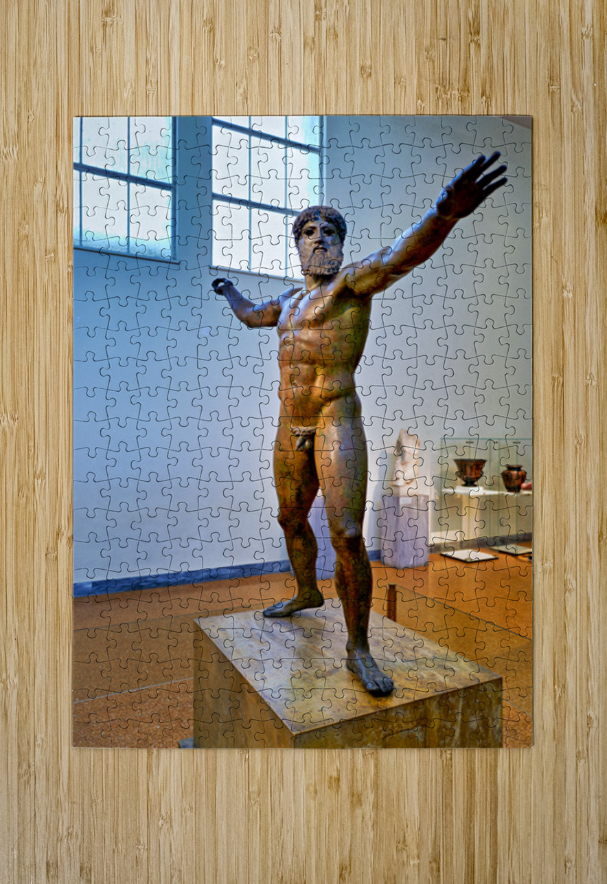 Greek statue in National Archaeological Museum in Athens Marco Brivio Puzzle printing