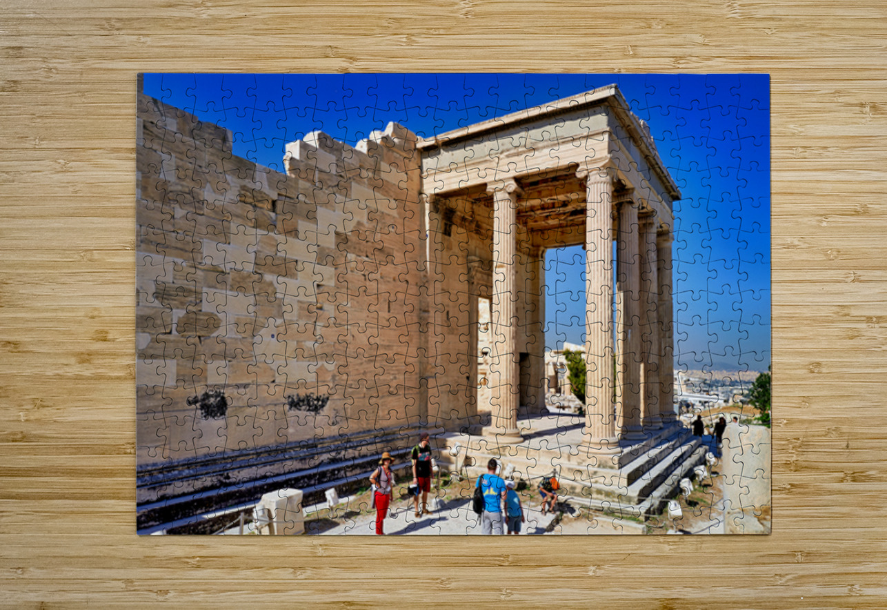 Exploring the erechtheion temple at acropolis in athens greece Marco Brivio Puzzle printing