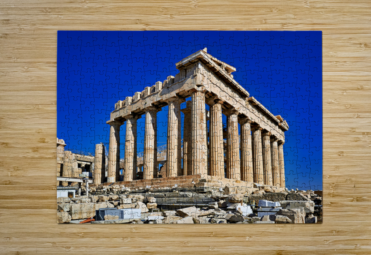 Visit Parthenon at Acropolis in Athens Greece during the day Marco Brivio Puzzle printing