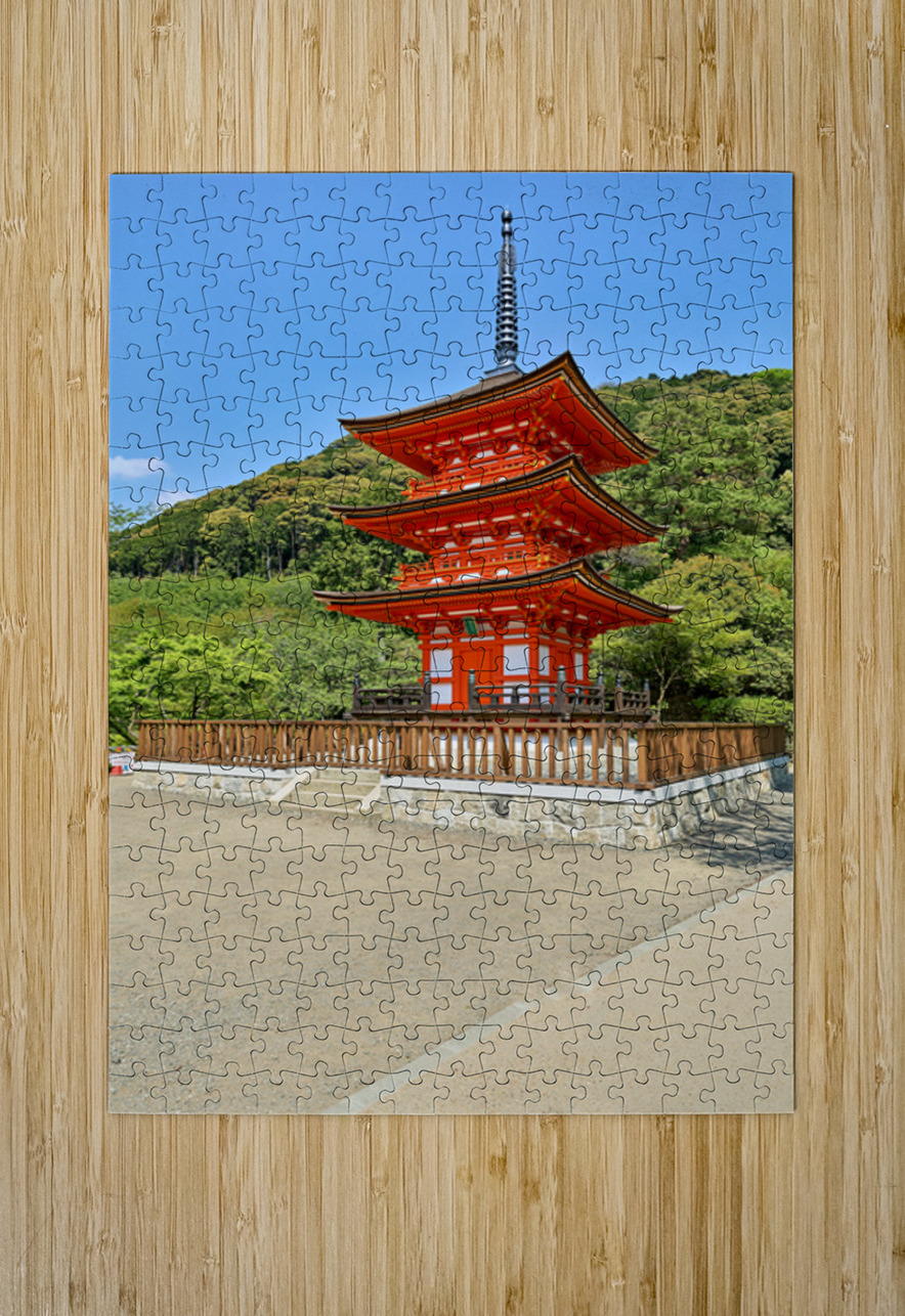 Visit to koyasu pagoda at kiyomizu dera temple in kyoto japan Marco Brivio Puzzle printing
