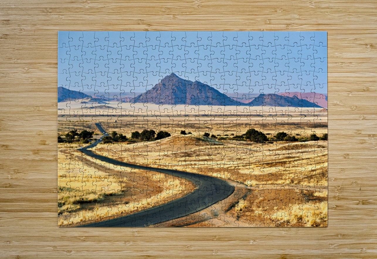Driving through Namib Naukluft National Park towards Sossusvlei  Marco Brivio Puzzle printing
