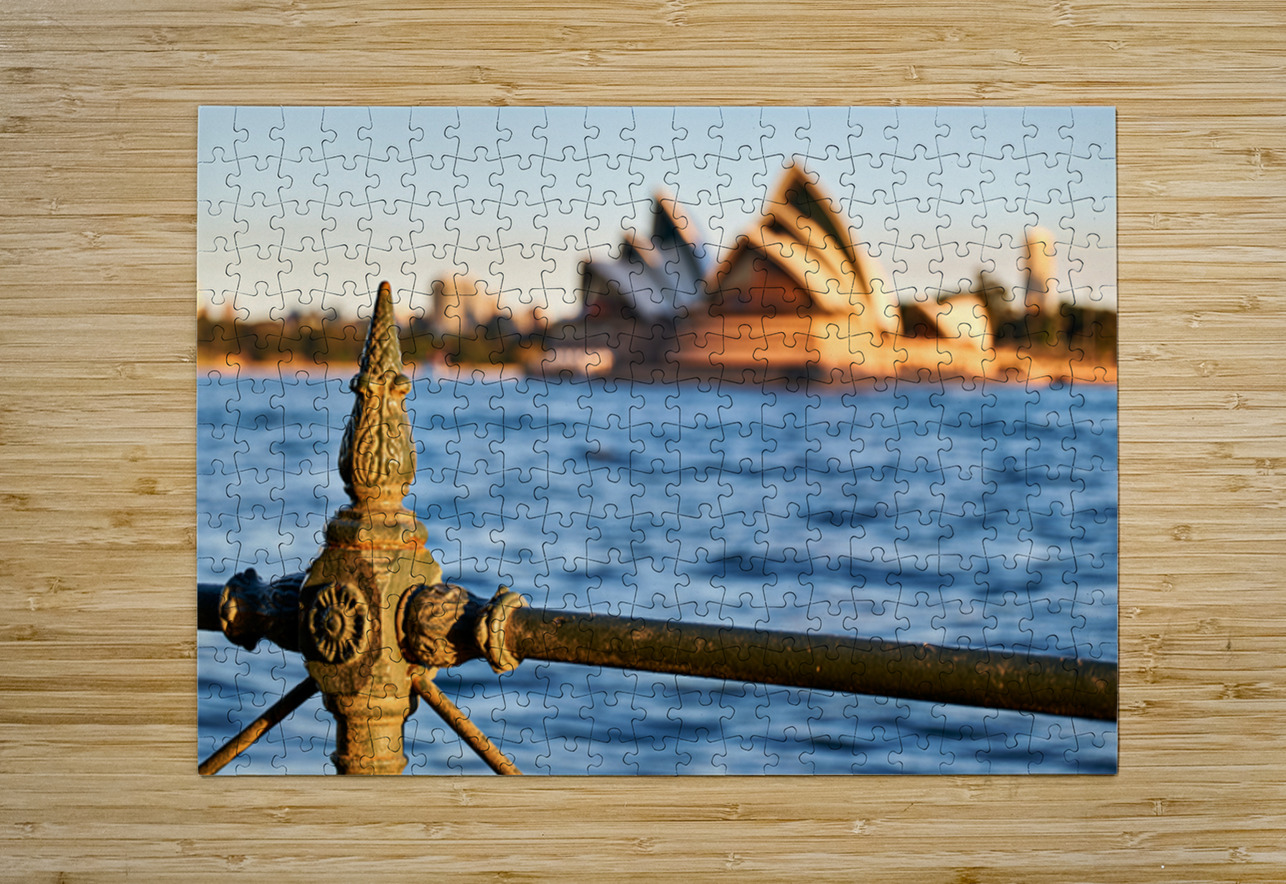 Sydney Opera House seen through a fence Marco Brivio Puzzle printing