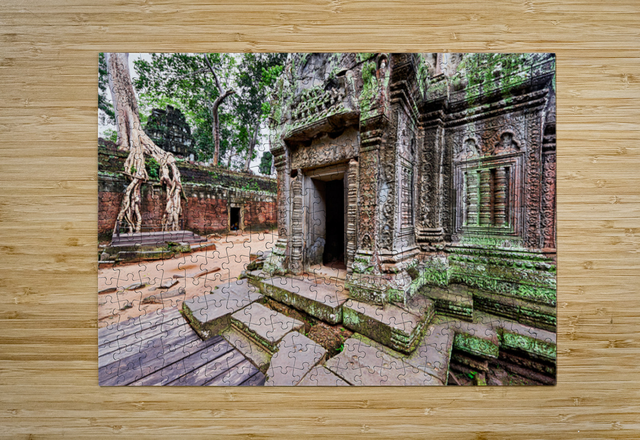 Angkor temple ruins consumed by nature. Marco Brivio Puzzle printing