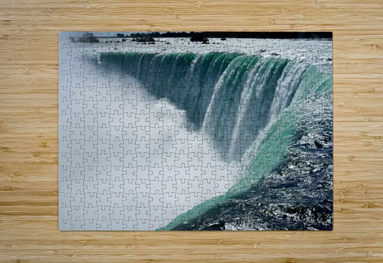 Powerful Niagara Falls cascading creating immense mist. Marco Brivio Puzzle printing