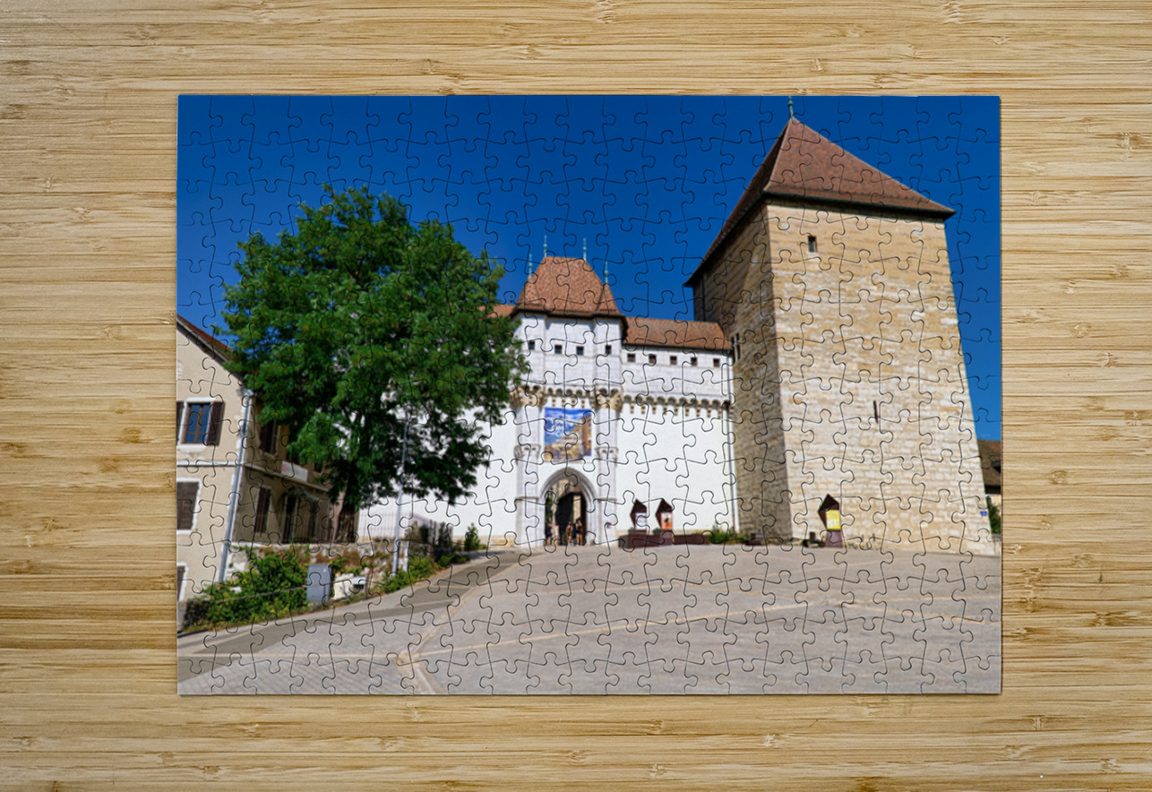 Visit to the castle in Annecy Haute Savoie France during a sun Marco Brivio Puzzle printing
