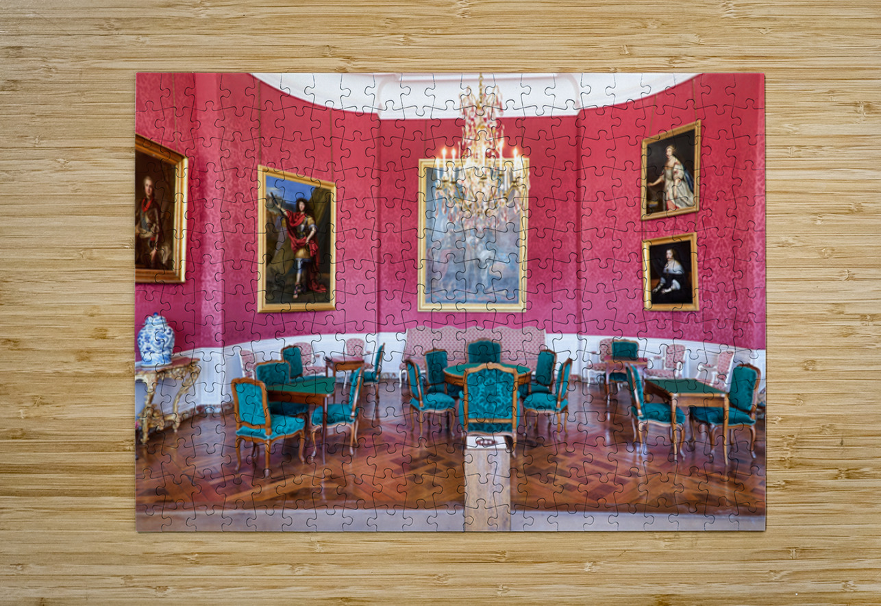 Chateau de Chambord interior with furniture and artwork on displ Marco Brivio Puzzle printing