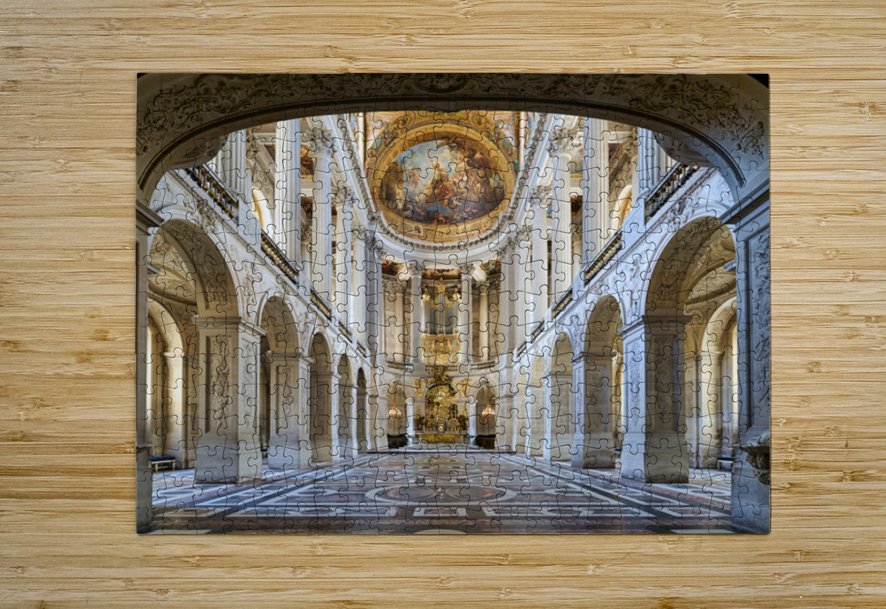 Visit to the royal chapel in versailles palace paris france Marco Brivio Puzzle printing