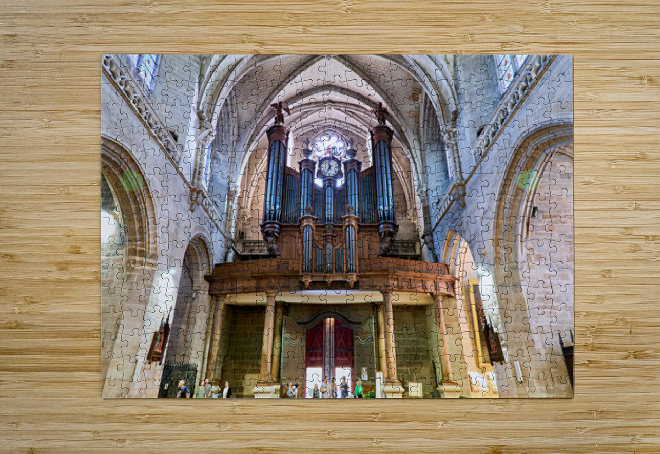 Saint Pierre Cathedral organ in Vannes Brittany France Marco Brivio Puzzle printing