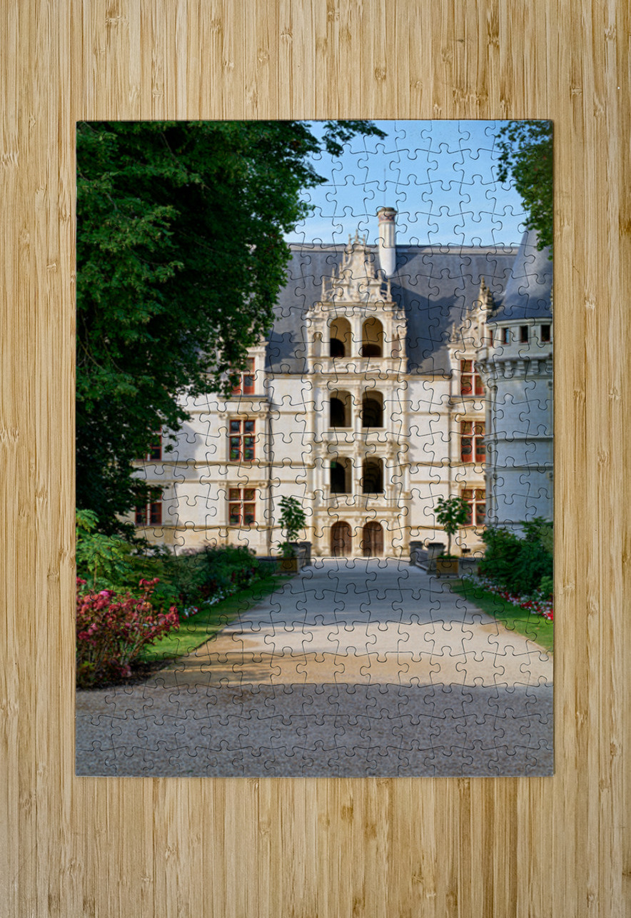 Chateau dAzay le Rideau in the Loire Valley France during the  Marco Brivio Puzzle printing